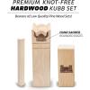 GoSports Kubb Yard Game Set – Choose Regulation or Backyard – Kuub Viking Chess Outdoor Game(Natural Wood)