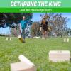 GoSports Kubb Yard Game Set – Choose Regulation or Backyard – Kuub Viking Chess Outdoor Game(Natural Wood)