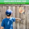 GoSports Ringer Darts Toss Game – Indoor Outdoor Hook Ring Toss Set for Kids & Adults