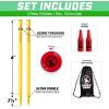 GoSports Tipsy Toss Game Set – Flying Disc Bottle Drop Yard Game – Choose Pro or Standard(Pro)