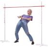 GoSports Get Low Limbo Premium Wooden Limbo Game, Sets up in Seconds – Fun for Kids & Adults, White, Red