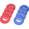 GoSports Replacement Washers Set of 8 for Washer Toss Game – Choose Bottle Opener, Plastic Coated Metal, or Plastic Coated Steel(Bottle Opener)