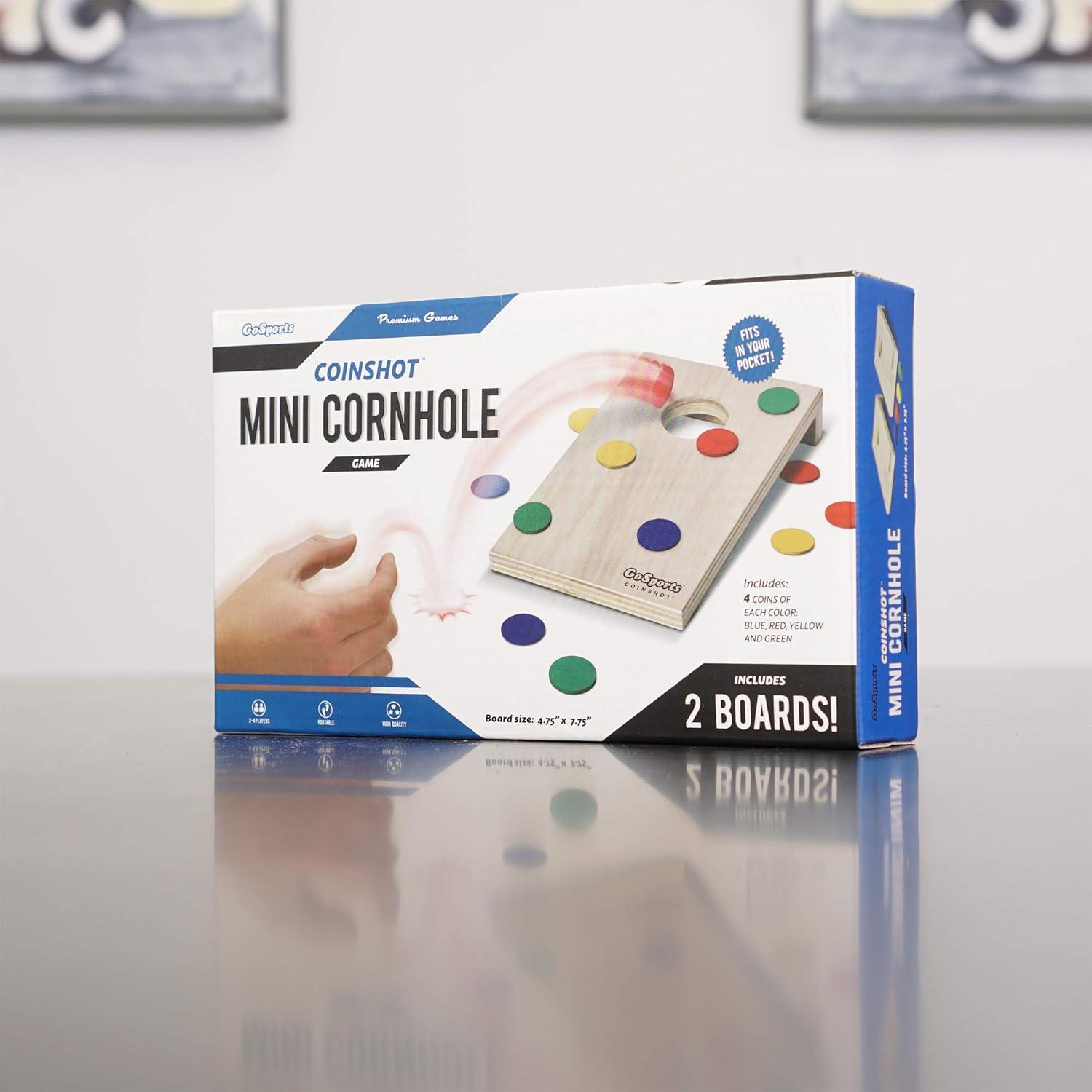 imageGoSports Coinshot Mini Tabletop Cornhole Game Set