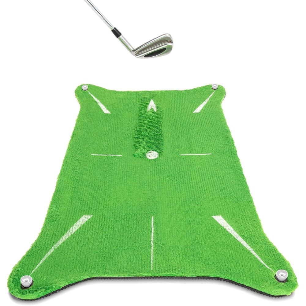 imageGoSports Golf Swing Impact Training Mat  Fix Hooks Slices and More  Choose Indoor or Outdoor Swing Spot MatOutdoor