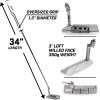 GoSports GS1 Tour Golf Putter – Choose Oversized Grip or Traditional Grip – 34” Right-Handed Blade Putter with Milled Face(Oversized Grip)