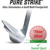 GoSports Golf Pure Strike Golf Training Discs 24 Pack – Eliminate Thin Shots!