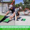 GoSports Golf Swing Impact Training Mat – Fix Hooks, Slices, and More – Choose Indoor or Outdoor Swing Spot Mat(Indoor)
