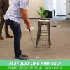GoSports Pure Putt Challenge Mini Golf Game – Build Your Own Course at Home, The Office or On The Green – Includes 9 Holes, 4 Balls, Dry-Erase Scorecard, Tote Bag & Rules