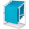 Coast Modern Pool Towel Rack – Choose Your Color – Outdoor & Indoor 5 Beach Towel PVC Drying Rack(White)