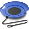 GoSports 29 Inch Heavy-Duty Winter Snow Saucer with Padded Seat and Hand Pull Strap – Choose Your Style(Blue)