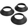 GoSports Black Ball Stand & Holder for Sports Balls (Basketballs, Baseballs, Footballs, Soccerballs) – 3 Pack Matte Black
