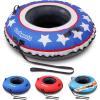 GoSports Heavy Duty Snow Tubes 44(Red  White & Blue)