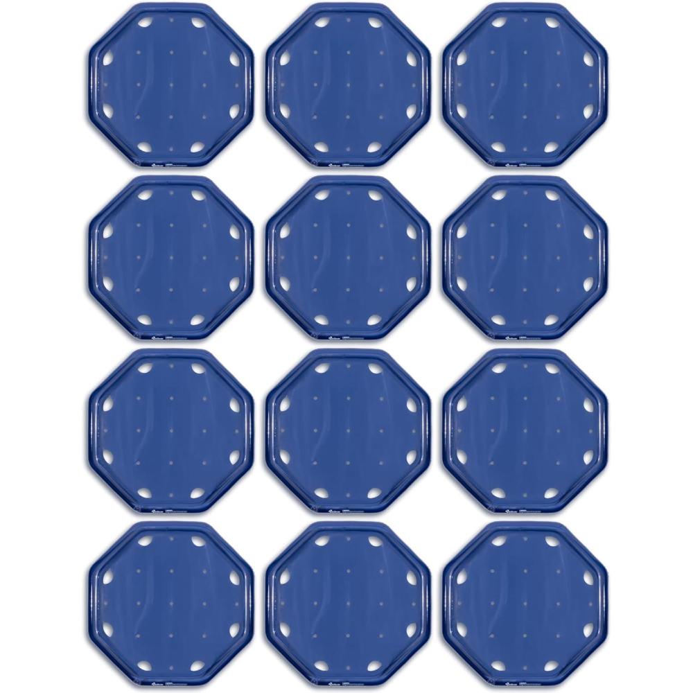 imageGoFloats V2 Inflatable Solar Pool Heaters for Affordable Pool Heating and Insulation 12 Pack