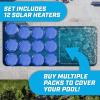 GoFloats V2 Inflatable Solar Pool Heaters for Affordable Pool Heating and Insulation – 12 Pack