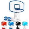GoSports Splash Hoop PRO Swimming Pool Basketball Game, Includes Poolside Water Basketball Hoop, 2 Balls and Pump – Aqua(White)