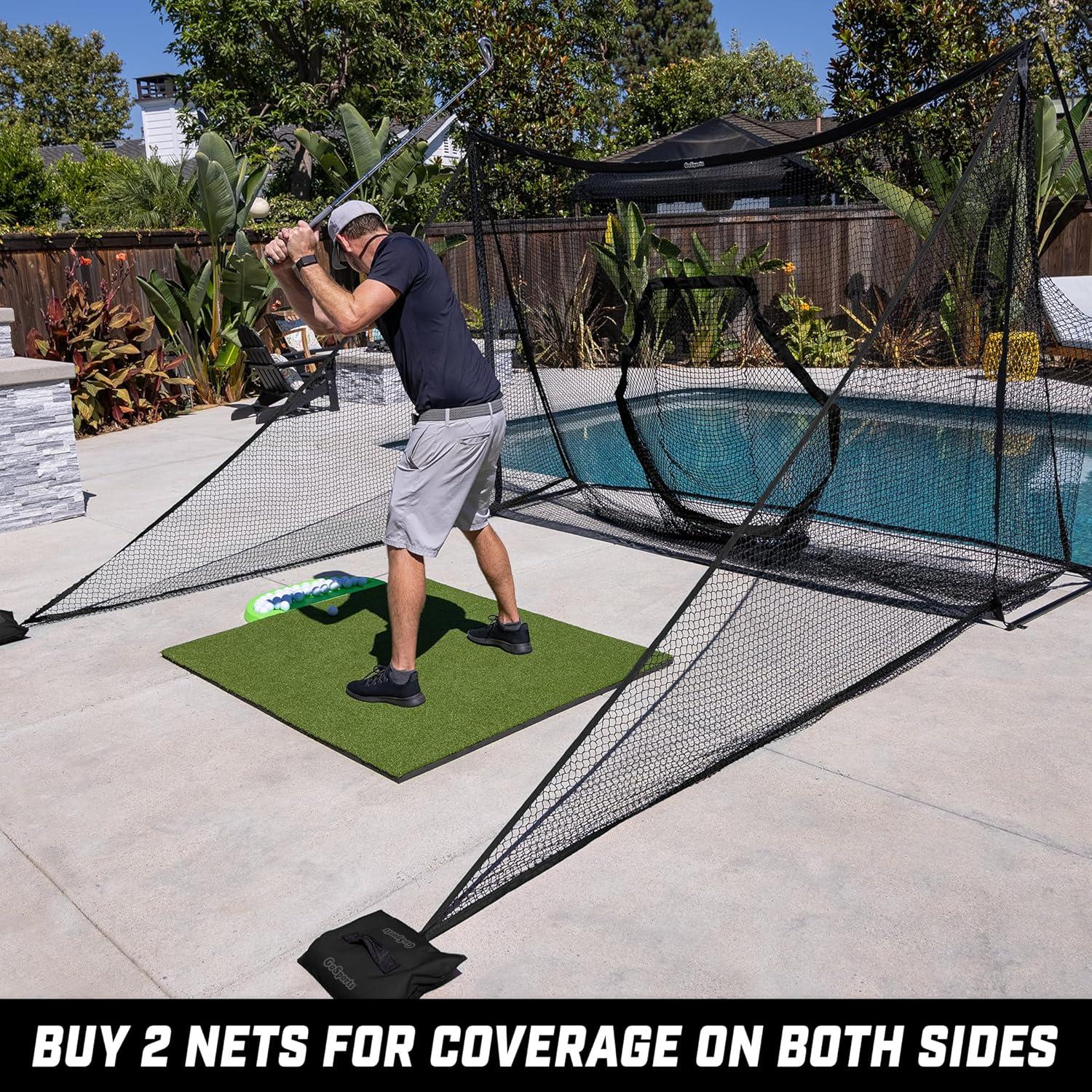 imageGoSports Shank Net Attachment for Golf Hitting Nets Black or RedBlack