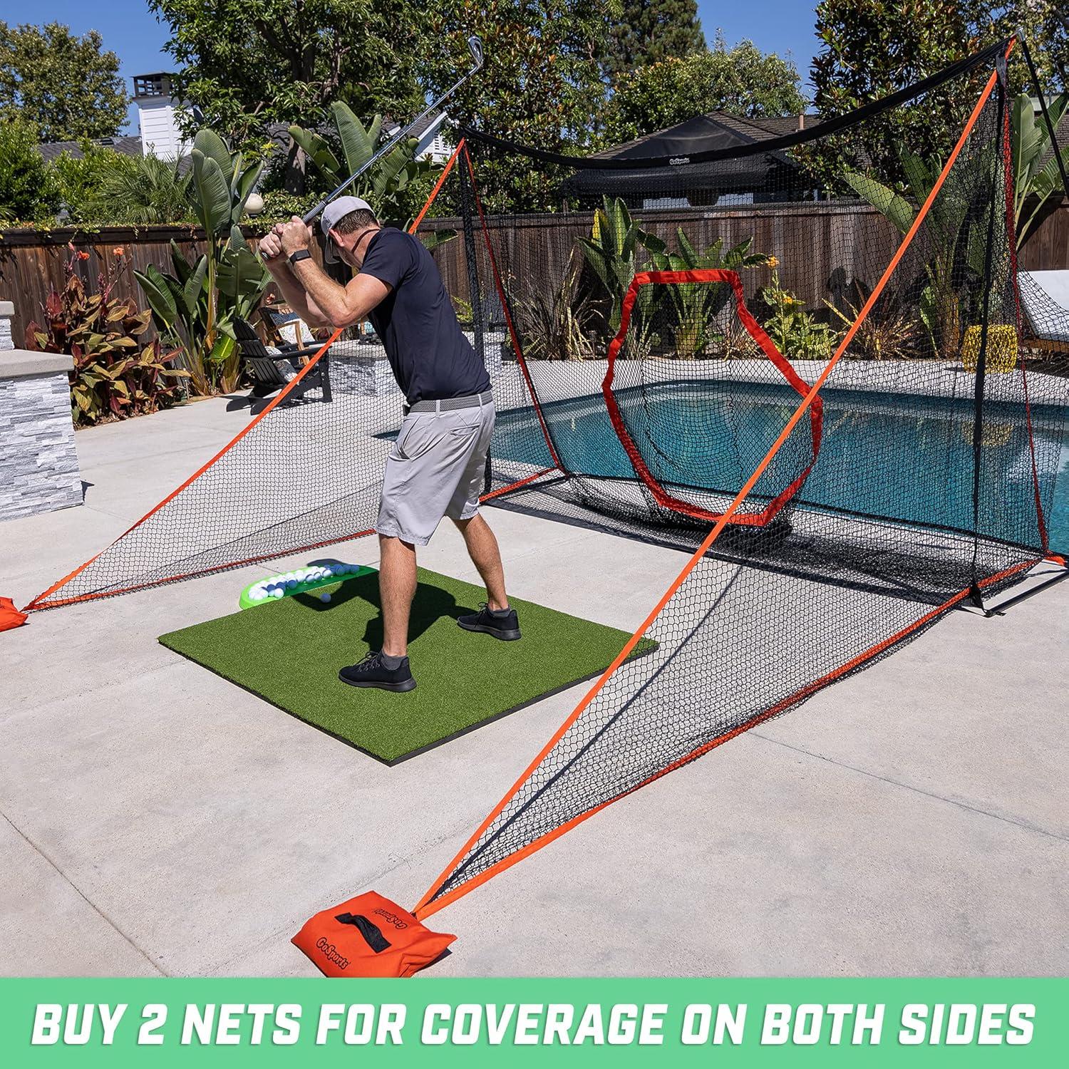 imageGoSports Shank Net Attachment for Golf Hitting Nets Black or RedRed