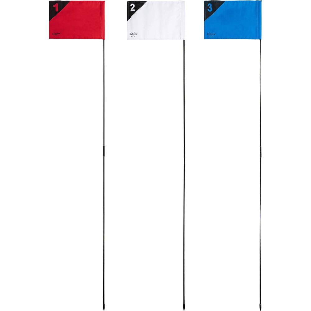 imageGoSports Golf Flags 3 Pack Great for Practice and Backyard Family Golf Games
