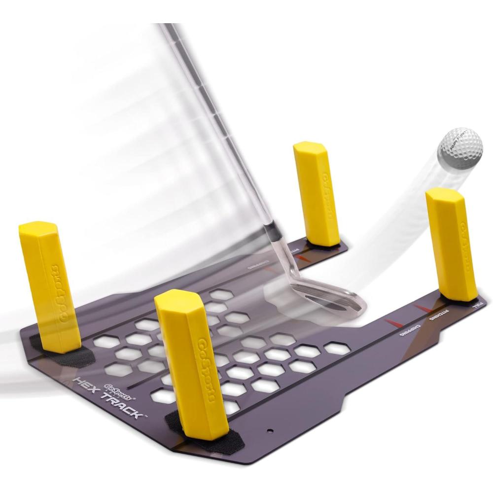 imageGoSports Golf HEX Track Swing Path Guide  Fix Slices Hooks Alignment and MoreHextrack