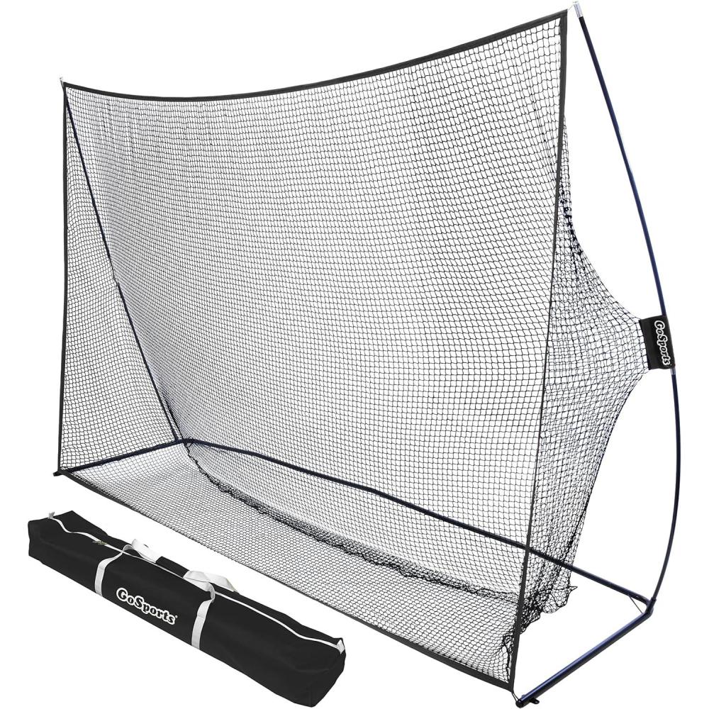 imageGoSports Golf Practice Hitting Net Choose Between Huge 10 x 7 ft or 7 x 7 ft Nets Personal Driving Range for Indoor or Outdoor Use Designed by Golfers for GolfersBlack