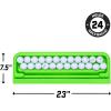 GoSports All-Weather Golf Ball Tray with 24 Ball Capacity – Black or Green – Compatible with All Hitting Mats(Green)
