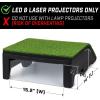 GoSports Golf Simulator Projector Cover with Turf – Floor Mounted Enclosure for LED Projectors