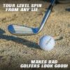 GoSports Illegal Max Spin Golf Wedge Set – Men’s Right Handed Sand, Lob, Gap Wedge, Brushed Stainless