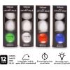 GoSports Light Up LED Golf Balls 12 Pack – Impact Activated with 10 Minute Timer