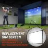 GoSports Replacement Sim Screen – Only Compatible with GoSports Golf Simulator Enclosure – Choose 10 x 8 ft, 12 x 9 ft, or 14 x 8 ft(10 x 8 ft)