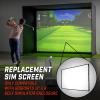 GoSports Replacement Sim Screen – Only Compatible with GoSports Golf Simulator Enclosure – Choose 10 x 8 ft, 12 x 9 ft, or 14 x 8 ft(12 x 9 ft)