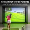 GoSports Replacement Sim Screen – Only Compatible with GoSports Golf Simulator Enclosure – Choose 10 x 8 ft, 12 x 9 ft, or 14 x 8 ft(12 x 9 ft)
