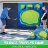 The Original GoSports Chip N’ Stick – Choose Classic, Darts or Islands – Giant Golf Games with Balls and Chipping Mat(Green)