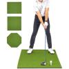 GoSports Elite Golf Hitting Mats for Indoor/Outdoor Practice – Choose Size – Turf Driving Range Mats for Golf Simulators and Practice(5′ x 3′ 5mm ELITE Turf)