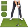 GoSports Elite Golf Hitting Mats for Indoor/Outdoor Practice – Choose Size – Turf Driving Range Mats for Golf Simulators and Practice(5′ x 4′ 15mm ELITE Turf)