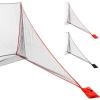 GoSports Shank Net Attachment for Golf Hitting Nets – Black or Red(Red)