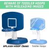 GoSports Splash Hoop Classic Swimming Pool Basketball Game – Blue(Blue)