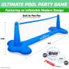 GoSports Splash Net Air, Inflatable Pool Volleyball Game – Includes Floating Net, Water Volleyballs and Ball Pump