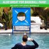 GoSports Splash Pass PRO Pool Football Game – Includes 4 Footballs, 4 Baseballs, and Ball Pump