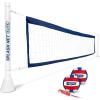 GoSports Deck-Mounted Splash Net Elite Inground Pool Volleyball Game – Permanent Deck Mounted for Inground Pools