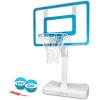 GoSports Splash Hoop Legend – Aqua or Black – Pool Basketball Hoop Game with Water Weighted Base, Adjustable Height, and Regulation Steel Rim(Aqua)