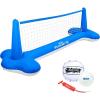 GoSports Splash Net Air, Inflatable Pool Volleyball Game – Includes Floating Net, Water Volleyballs and Ball Pump