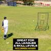 GoSports 6 x 4 ft Baseball & Softball Pitching and Fielding Rebounder – Pitch Back Net with 3 Target Zones