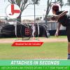 GoSports Baseball & Softball Pitching Kit – Practice Accuracy Training with Strike Zone & XTRAMAN Dummy Batter