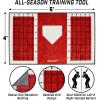 GoSports Baseball and Softball Hitting Mat with Batting Stance Alignment Guide – 6 x 4 ft
