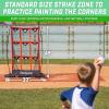 GoSports Baseball and Softball Pitching Strike Zone Target Net – Choose Your Size(Red)