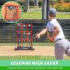 GoSports Baseball and Softball Pitching Strike Zone Target Net – Choose Your Size(Red)