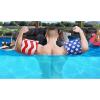 GoFloats Adult Water Wing Floaties – Own The Pool – Available in Multiple Designs (Novelty use only)(American Flag)