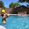 GoSports Floating Water Polo Game Set – Must-Have Summer Pool Game Includes Goal and 3 Balls