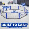 GoSports Home Gaga Ball Pit – 10 ft Portable Gagagon Go – Gaga Court for Kids, Giant Outdoor or Indoor Gaga Pit for Backyard