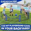 GoSports Home Gaga Ball Pit – 10 ft Portable Gagagon Go – Gaga Court for Kids, Giant Outdoor or Indoor Gaga Pit for Backyard
